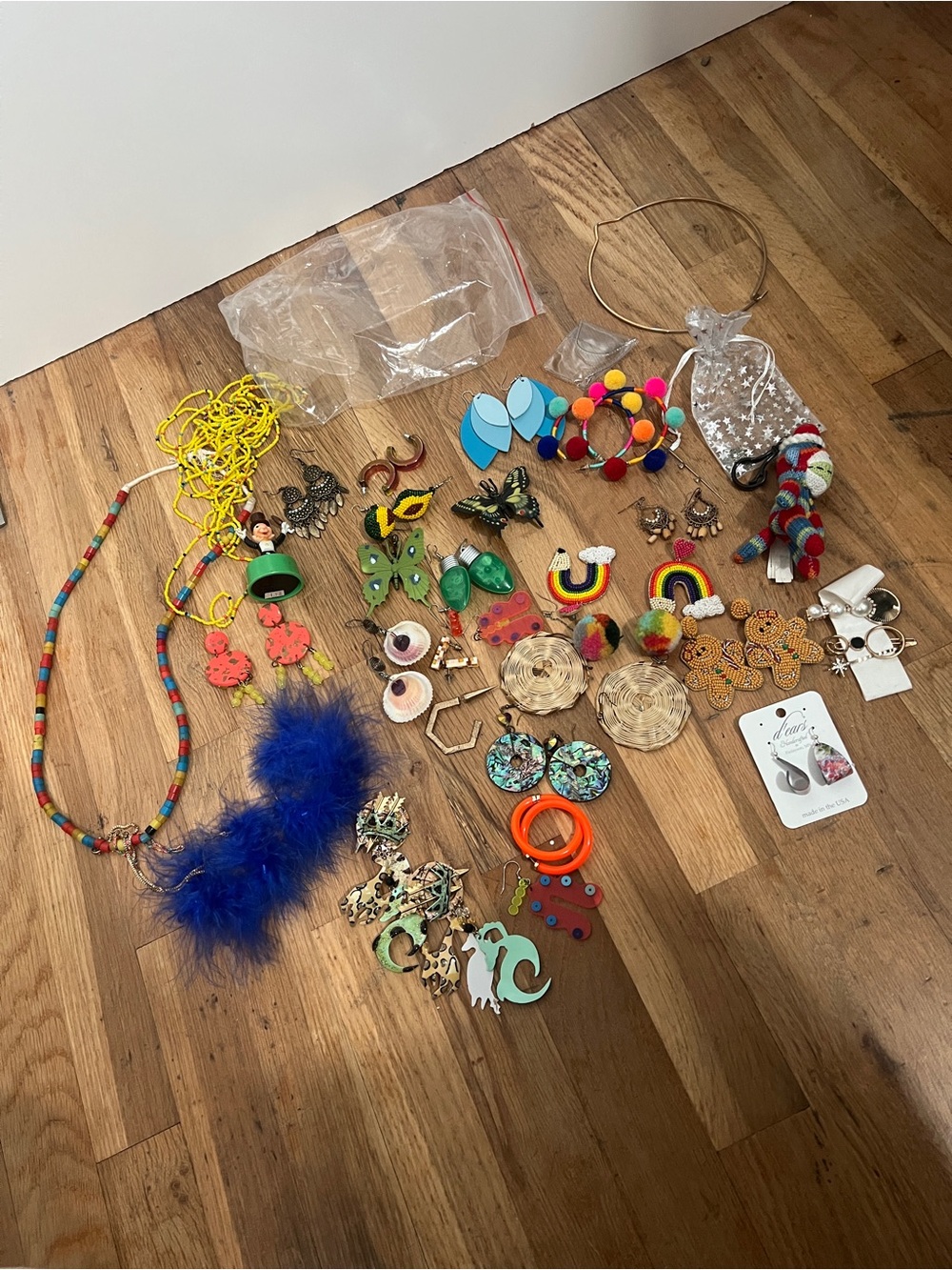 Assorted Statement Jewelry Earrings and Necklaces